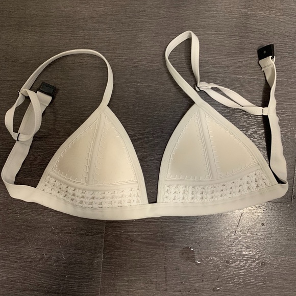 triangl swimwear Other - TRIANGL White Swimsuit Top Size Small